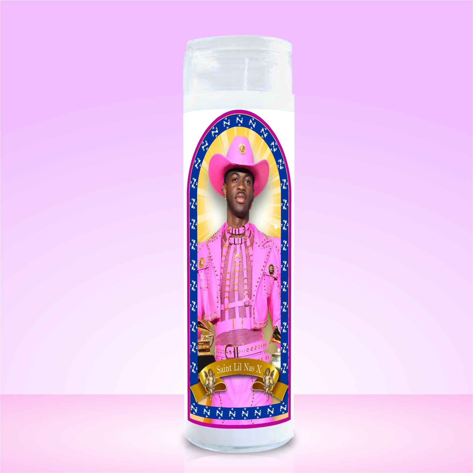 Novelty Celebrity Scented Prayer Candle Gift. Lil Nas X (Copy)